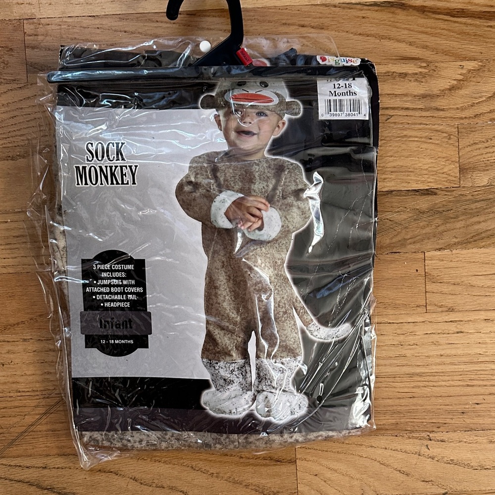 Sock Monkey Infant Costume
